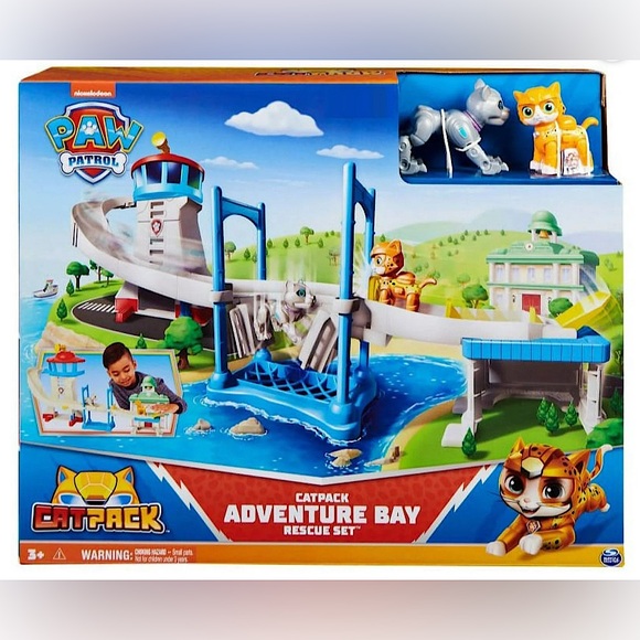 NWT Paw Patrol Cat Pack Adventure Bay  Action Figures Playset - Picture 1 of 4